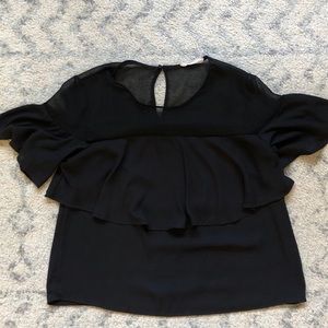 Ruffled lightweight blouse